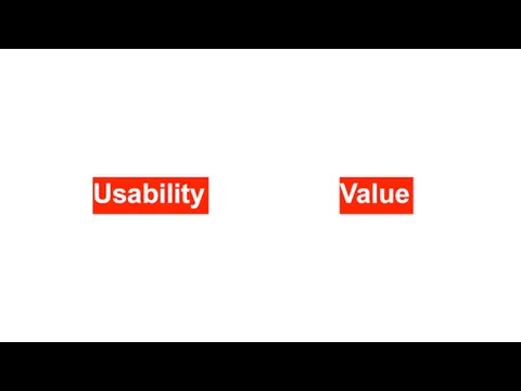 Usability Value