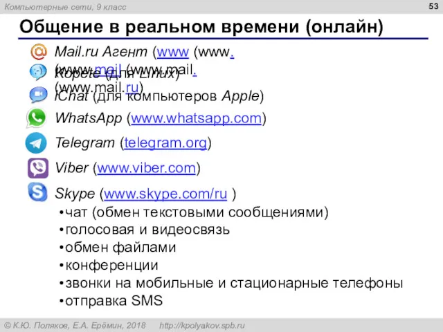Общение в реальном времени (онлайн) Mail.ru Агент (www (www. (www.mail