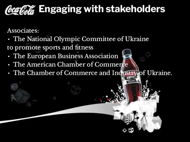 Engaging with stakeholders Associates: The National Olympic Committee of Ukraine