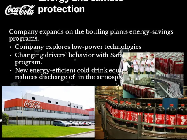 Energy and climate protection Company expands on the bottling plants