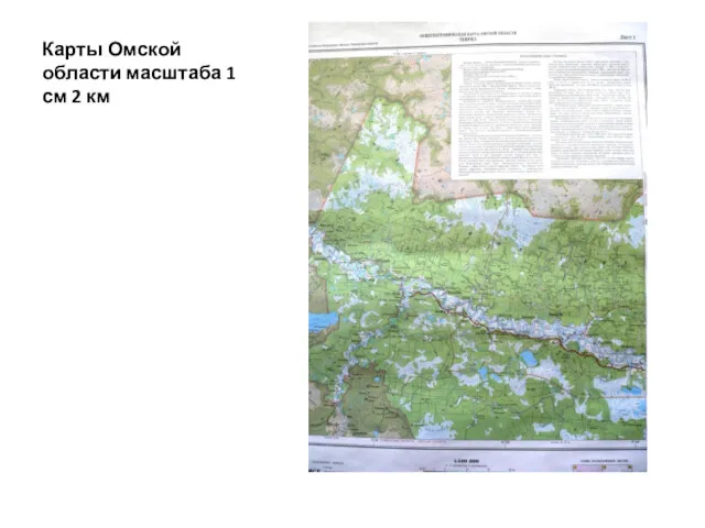 Карты Омской области масштаба 1 см 2 км