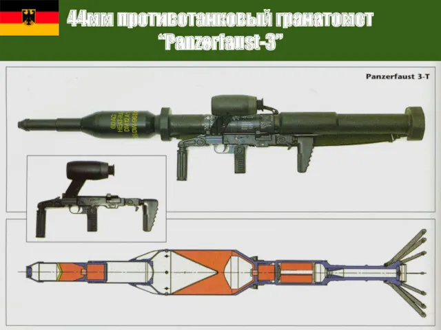 44мм противотанковый гранатомет “Panzerfaust-3”