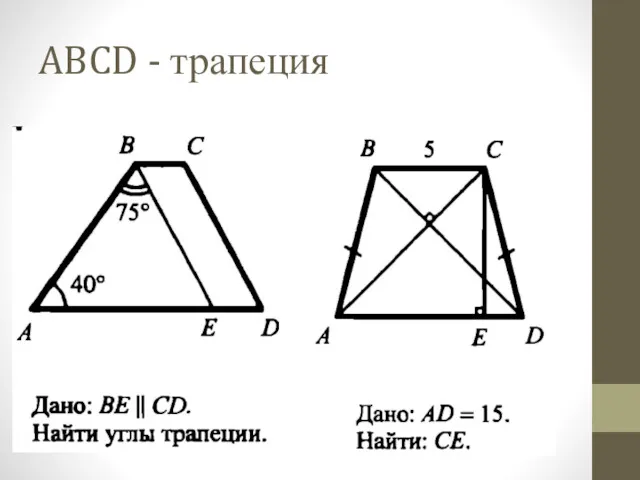 ABCD - трапеция