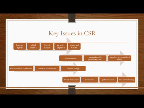 Key Issues in CSR