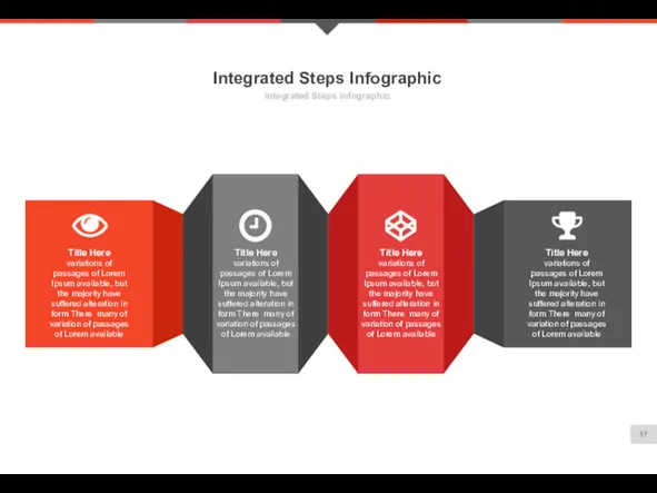 Integrated Steps Infographic Integrated Steps Infographic