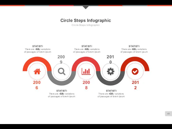 Circle Steps Infographic Circle Steps Infographic