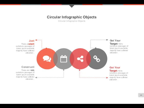 Circular Infographic Objects Circular Infographic Objects