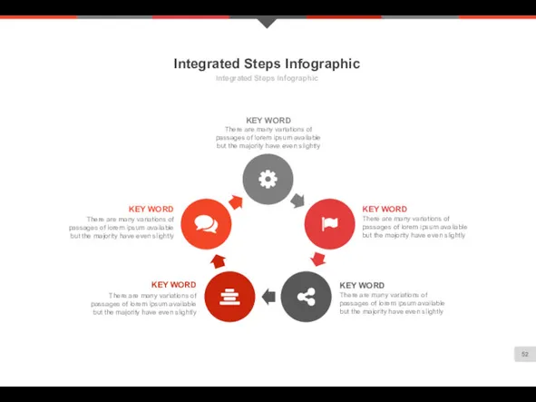 Integrated Steps Infographic Integrated Steps Infographic