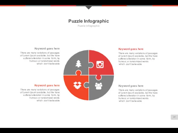 Puzzle Infographic Puzzle Infographic