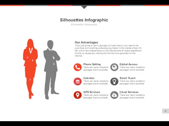 Silhouettes Infographic Silhouettes Infographic