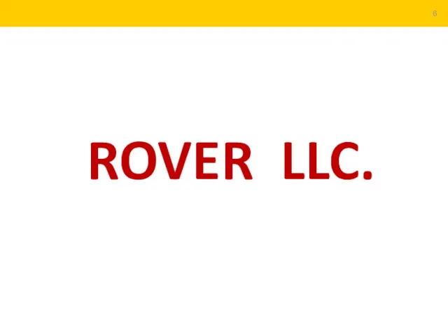 ROVER LLC. 6