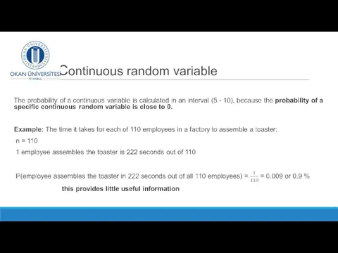 Continuous random variable