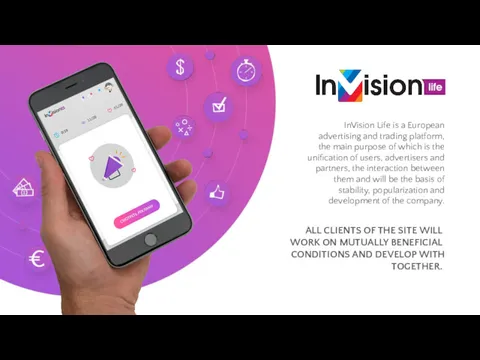 InVision Life is a European advertising and trading platform, the