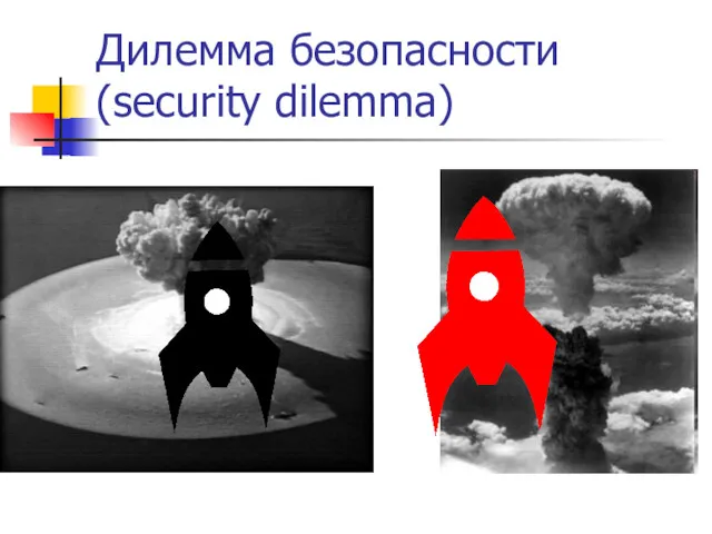 Дилемма безопасности (security dilemma)