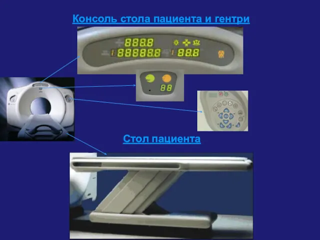 Стол пациента Консоль стола пациента и гентри