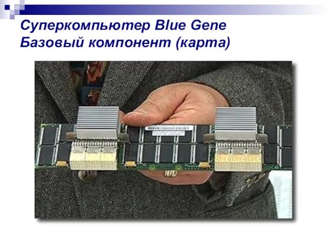 Суперкомпьютер Blue Gene Базовый компонент (карта)