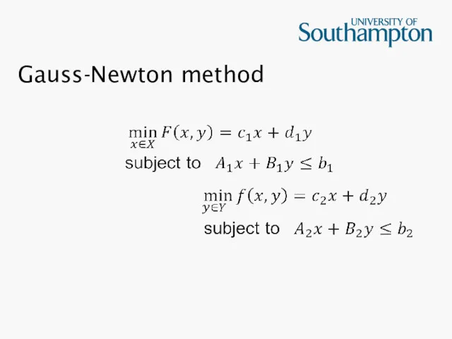 Gauss-Newton method