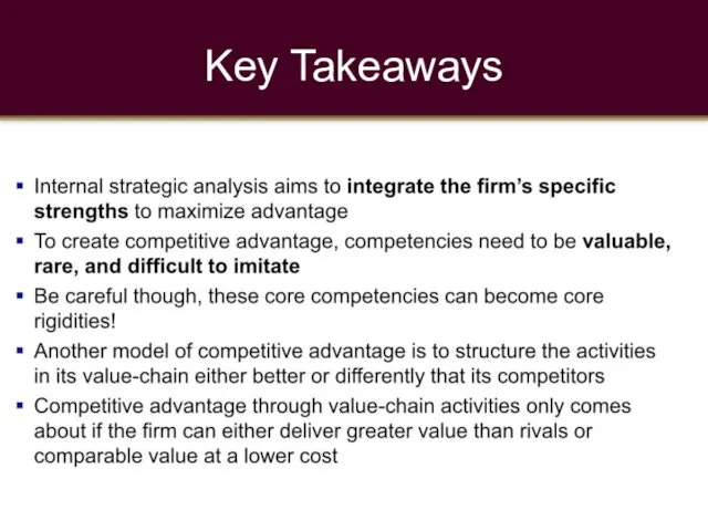 Key Takeaways 3-