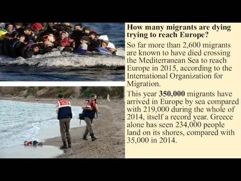 How many migrants are dying trying to reach Europe? So