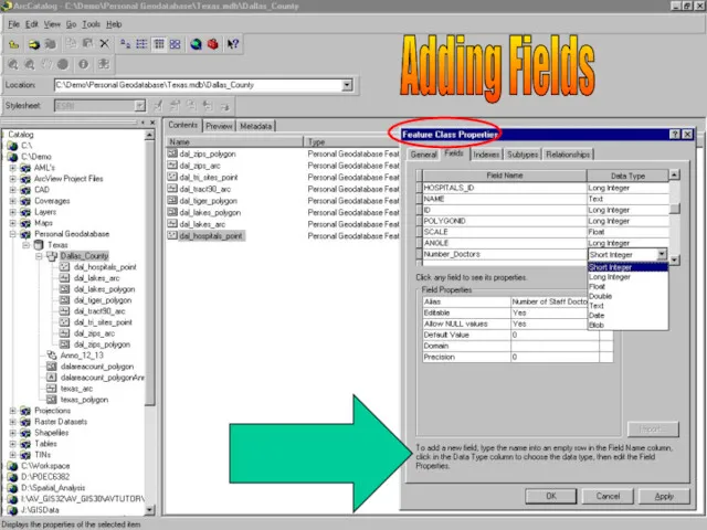 Adding Fields