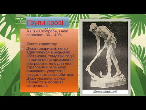 А (II) «Хлібороб», і нею володіють 30 – 40% Якості