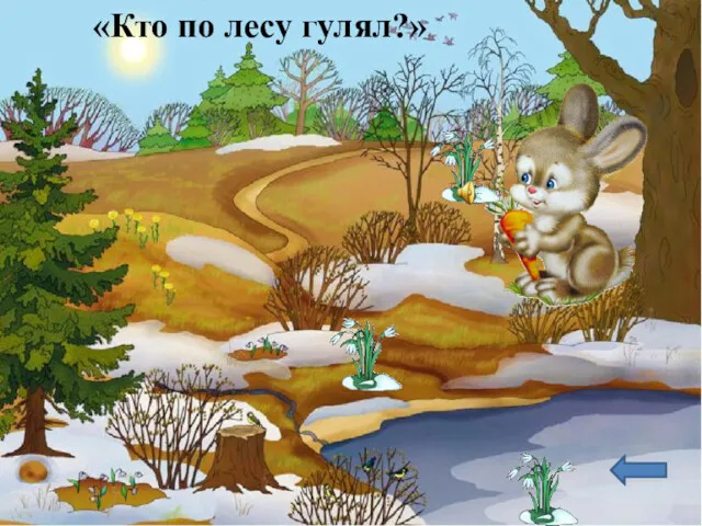 «Кто по лесу гулял?»