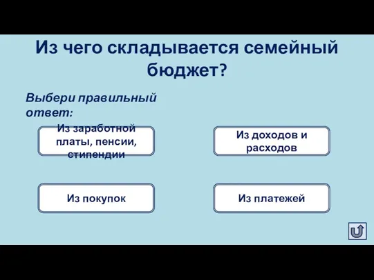 Из чего складывается семейный бюджет? Из заработной платы, пенсии, стипендии