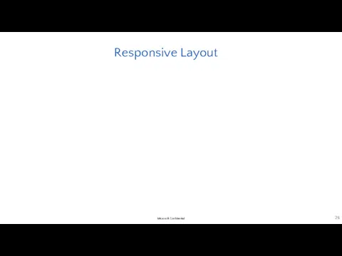 Responsive Layout