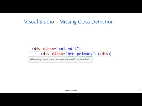 Visual Studio – Missing Class Detection