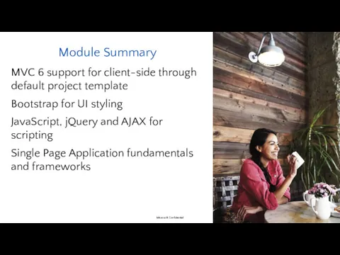 Module Summary MVC 6 support for client-side through default project