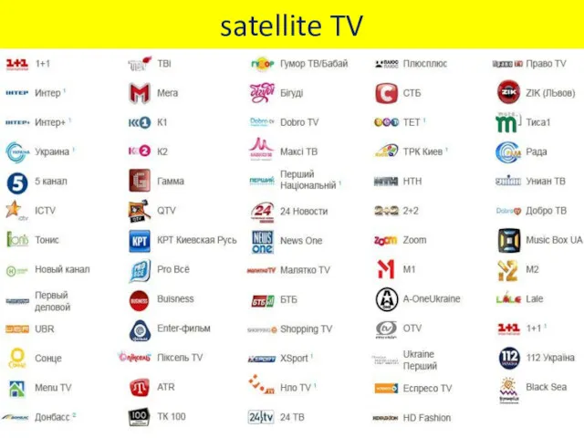 satellite TV