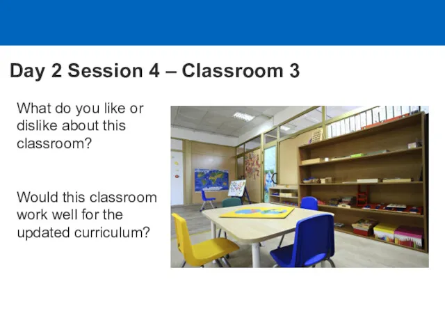 Day 2 Session 4 – Classroom 3 What do you