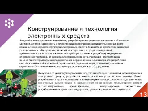 Конструирование и технология электронных средств За дизайн, конструктивное исполнение, разработку