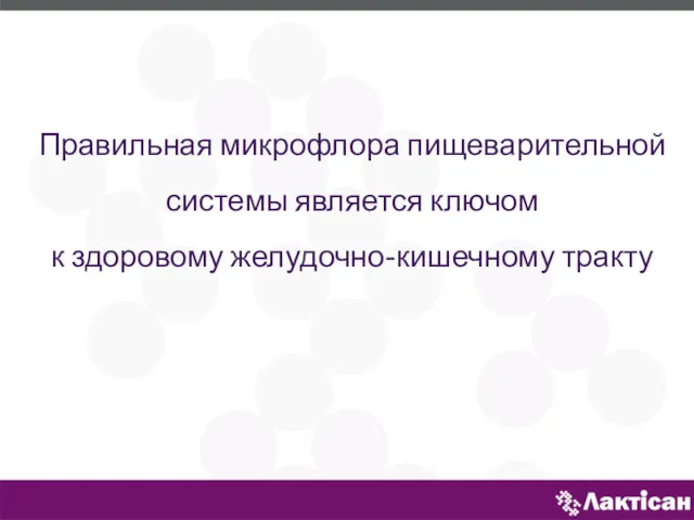 Правильная микрофлора пищеварительной системы является ключом к здоровому желудочно-кишечному тракту