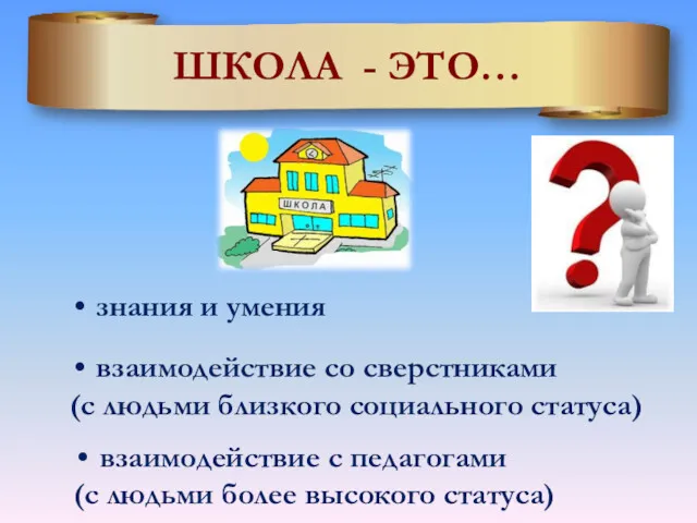 знания и умения взаимодействие со сверстниками (с людьми близкого социального