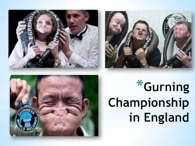 Gurning Championship in England
