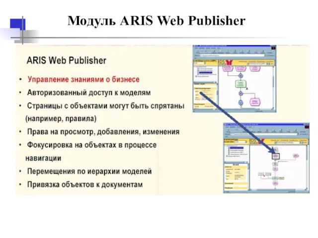 Модуль ARIS Web Publisher