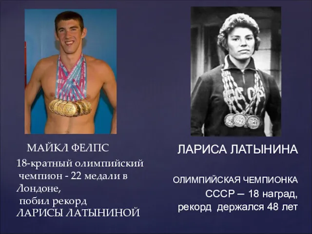 МАЙКЛ ФЕЛПС 18-кратный олимпийский чемпион - 22 медали в Лондоне, побил рекорд ЛАРИСЫ