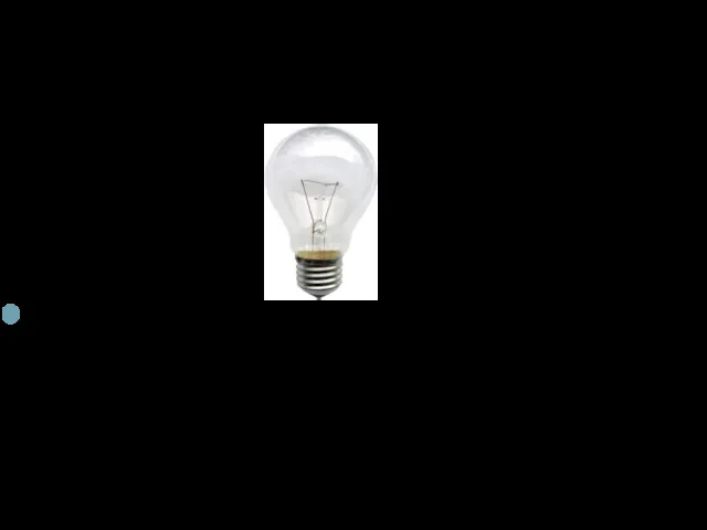 Лампа накаливания Изобр. Джозеф Сван (1878г) Лампа накаливания — искусственный