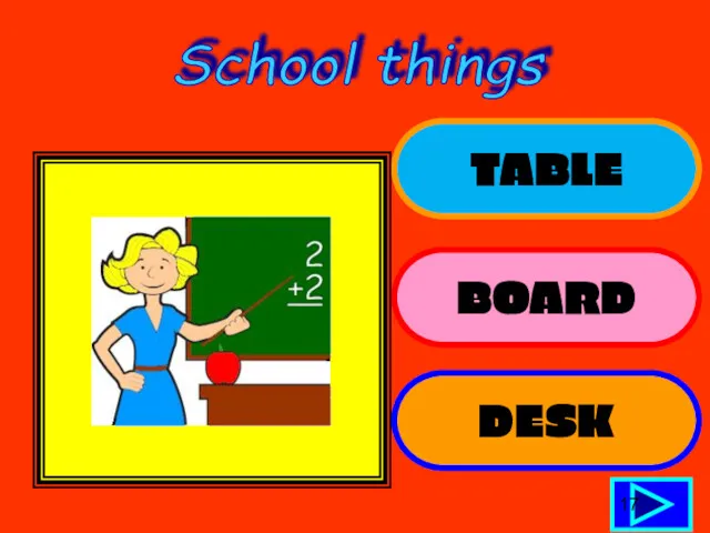 TABLE BOARD DESK 17 School things