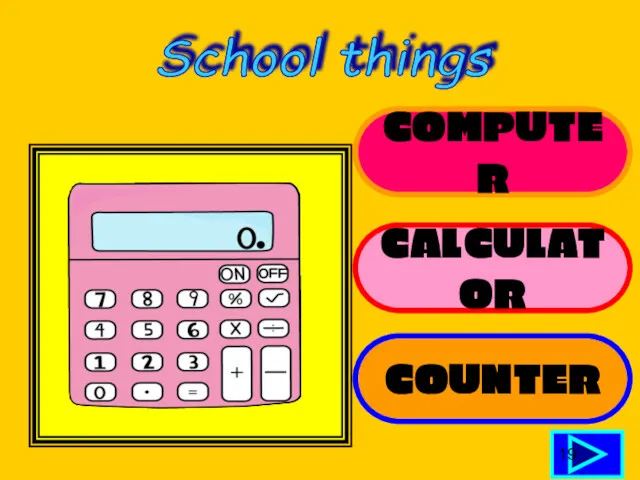 COMPUTER CALCULATOR COUNTER 19 School things
