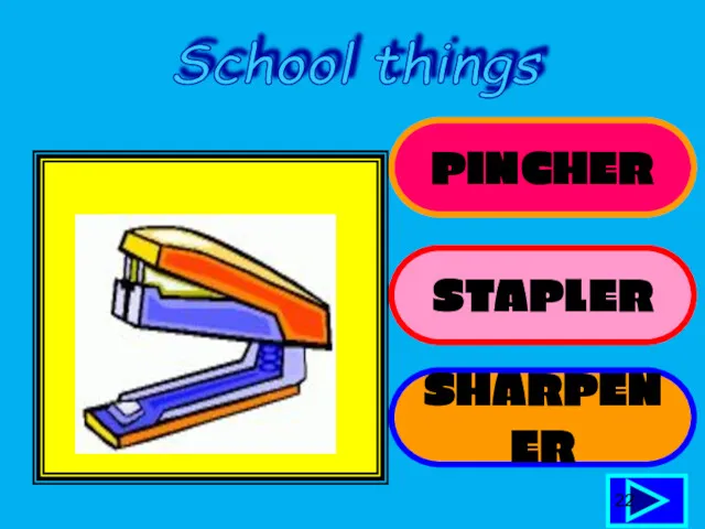 PINCHER STAPLER SHARPENER 22 School things