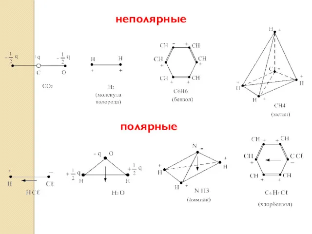 неполярные полярные