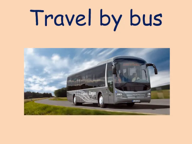 Travel by bus
