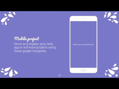 Mobile project Show and explain your web, app or software