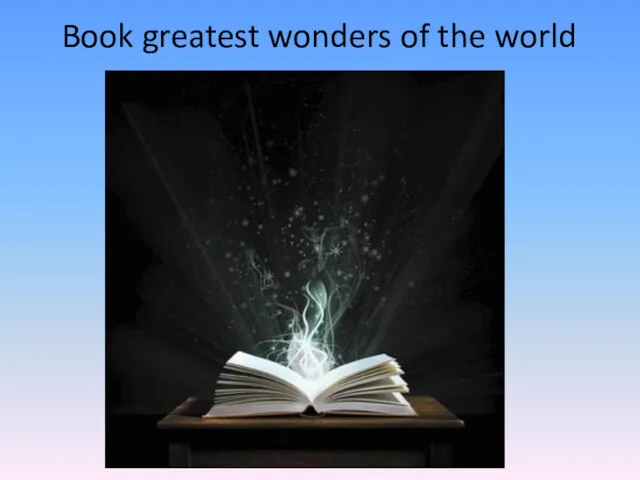 Book greatest wonders of the world