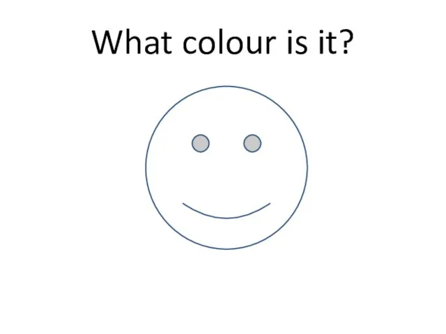 What colour is it? white