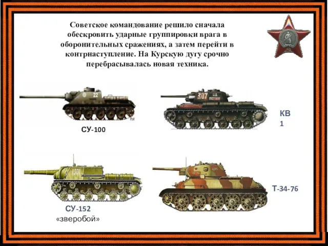 Советское командование решило сначала обескровить ударные группировки врага в оборонительных
