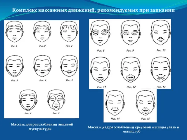 Массаж для расслабления лицевой мускулатуры Комплекс массажных движений, рекомендуемых при