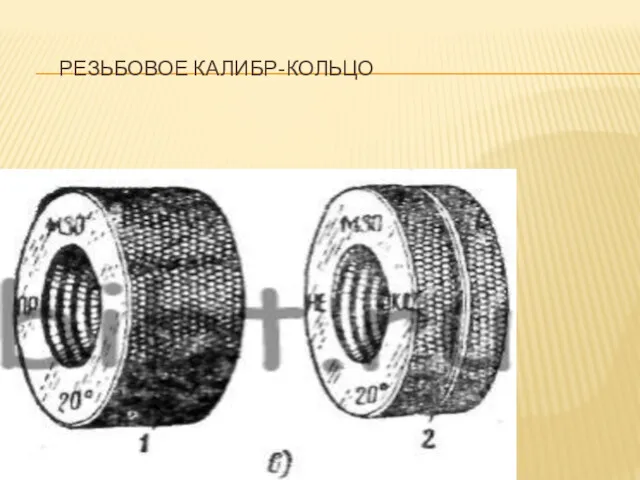 РЕЗЬБОВОЕ КАЛИБР-КОЛЬЦО
